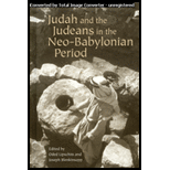 Judah and Judeans in Neo Babylonian Period