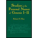 Studies in the Personal Names of Genesis 1 11