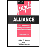 Fragile Alliance   An Orientation to Psychotherapy of the Adolescent