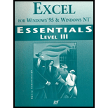 Excel for Windows 95 and Windows ., Level III   With 3.5 Disk