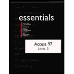 Access 97 Essentials Level III, with 3 Disk