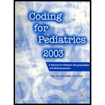 Coding for Pediatrics 2003