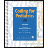 Coding for Pediatrics 2011