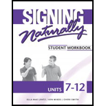 cover of Signing Naturally Student Workbook, Units 7-12 - With Access