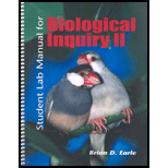 Biological Inquiry II   Lab Manual with CD