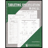 Tableting Specification Manual