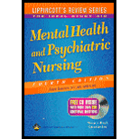 Lippincotts Review Series  Mental Health Nursing   With CD