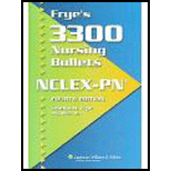 Fryes 3300 Nursing Bullets Nclex pn