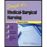 Straight As in Medical Surgical Nursing   With CD