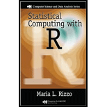 Statistical Computing With R, Volume 9