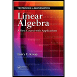 Linear Algebra A First Course with Applications