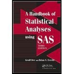 Handbook of Statistical Analyses Using SAS