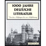 1,000 Jahre Deutsche Literatur  Von Den Anfangen Bis Zur Aufklarung