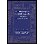 Language of Mental Health A Glossary of Psychiatric Terms