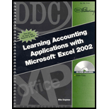 Learning Accounting Application With Microsoft Excel 2002 / With CD