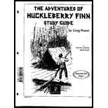 Adventures of Huckleberry Finn  Study Guide (Looseleaf)