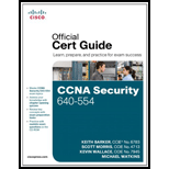 Ccna Security 640 554 Off. Cert. Guide   With CD