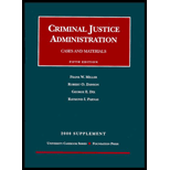 Criminal Justice Administration, 2000 Supplement