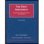 First Amendment 2002 Supplement