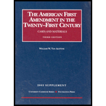 American First Amendment in the Twenty First Century 03 Supplement