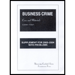 Business Crime 2003 2004 Supplement With Problems