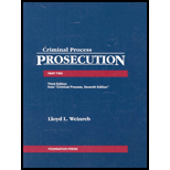 Criminal Process  Prosecution (Part 2)