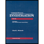 Criminal Process  Investigation   Part 1