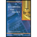 Accounting and Finance