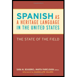 Spanish as a Heritage Language in the United States  The State of the Field