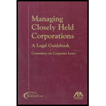 Managing Closely Held Corporations