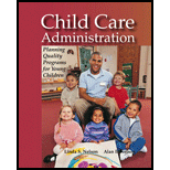 Child Care Administration  Planning Quality Programs for Young Children