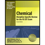 Chemical Discipline Specific Review for the FE/EIT Exam