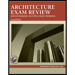 Architecture Exam Review, Solved Problems Multiple Choice Divisions