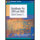 Quickbooks Pro 2004 2005  Quick Course 2