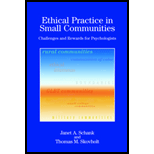 Ethical Practice in Small Communities  Challenges and Rewards for Psychologists