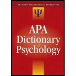 APA Dictionary of Psychology