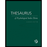 Thesaurus of Psychological Index Terms