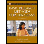 Basic Research Methods for Librarians