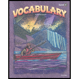 Vocabulary, Level C