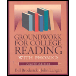 Groundwork for College Reading With Phonics