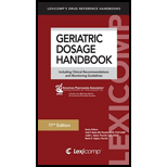 Geriatric Dosage Handbook