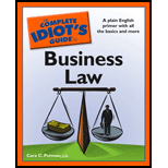 Complete Idiots Guide to Business Law