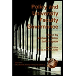 Policy and University Faculty Governance