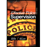 Effective Police Supervision, 5th ed.   Study Guide