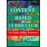 Content Based Curriculum for High Ability