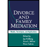 Divorce and Family Mediation  Models, Techniques, and Applications