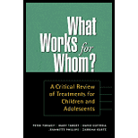 What Works for Whom?  A Critical Review of Treatments for Children and Adolescents