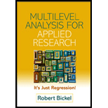 Multilevel Analysis for Applied Research  Its Just Regression