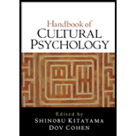 Handbook of Cultural Psychology