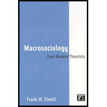 Macrosociology  Four Modern Theorists